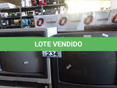 LOTE 234 - 04 TV’S DE TUBO MARCAS E MODELOS DIVERSOS. (NO ESTADO, LEILÃO NÃO TEM GARANTIA E NEM DEVOLUÇÃO, SUJEITO A POSSÍVEIS AVARIAS VISÍVEIS/OCULTAS E/OU AUSÊNCIA DE COMPONENTES).