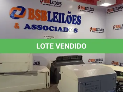 LOTE 191 - 01 FRAGMENTADORA DE PAPEL, 01 SCANER, 01 IMPRESSORA DE CHEQUE E 01 RELÓGIO DE PONDO MARCAS E MODELOS DIVERSOS. (NO ESTADO, LEILÃO NÃO TEM GARANTIA E NEM DEVOLUÇÃO, SUJEITO A POSSÍVEIS AVARIAS VISÍVEIS/OCULTAS E/OU AUSÊNCIA DE COMPONENTES).