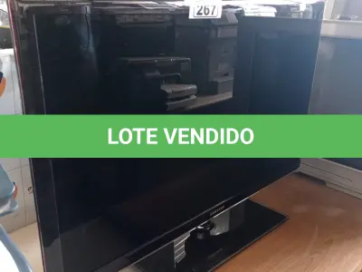 LOTE 267 - 01 TV SAMSUNG 40” POL PARA RETIRADA DE PEÇAS. (NO ESTADO, LEILÃO NÃO TEM GARANTIA E NEM DEVOLUÇÃO, SUJEITO A POSSÍVEIS AVARIAS VISÍVEIS/OCULTAS E/OU AUSÊNCIA DE COMPONENTES).