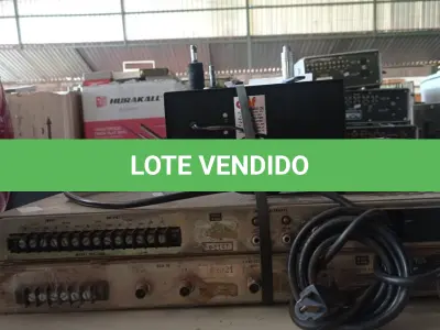 LOTE 237 - 04 EQUIPAMENTOS ELETRÔNICOS DIVERSOS. (NO ESTADO, LEILÃO NÃO TEM GARANTIA E NEM DEVOLUÇÃO, SUJEITO A POSSÍVEIS AVARIAS VISÍVEIS/OCULTAS E/OU AUSÊNCIA DE COMPONENTES).