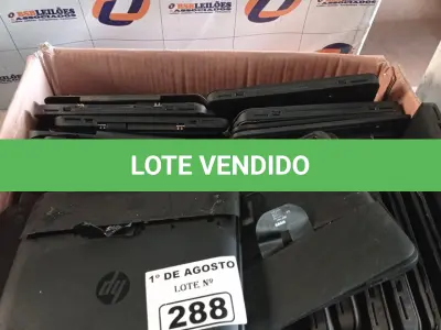 LOTE 288 - 01 LOTE COM VÁRIOS TECLADOS HP E 01 IMPRESSORA HP OFFICE JET 100 MOBILE PRINTER. (NO ESTADO, LEILÃO NÃO TEM GARANTIA E NEM DEVOLUÇÃO, SUJEITO A POSSÍVEIS AVARIAS VISÍVEIS/OCULTAS E/OU AUSÊNCIA DE COMPONENTES).