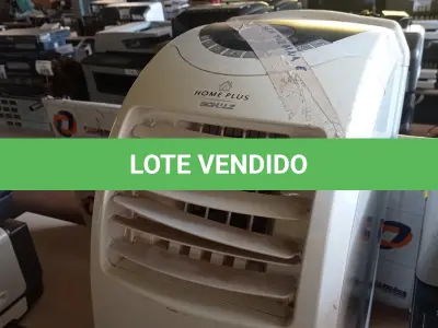 LOTE 329 - 01 AR CONDICIONADO PORTÁTIL MARCA SCHULZ 127V COM AVARIAS. (NO ESTADO, LEILÃO NÃO TEM GARANTIA E NEM DEVOLUÇÃO, SUJEITO A POSSÍVEIS AVARIAS VISÍVEIS/OCULTAS E/OU AUSÊNCIA DE COMPONENTES).