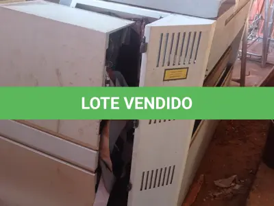 LOTE 443 - 01 SUCATA DE MAQUINÁRIO GRÁFICO. (NO ESTADO, LEILÃO NÃO TEM GARANTIA E NEM DEVOLUÇÃO, SUJEITO A POSSÍVEIS AVARIAS VISÍVEIS/OCULTAS E/OU AUSÊNCIA DE COMPONENTES).