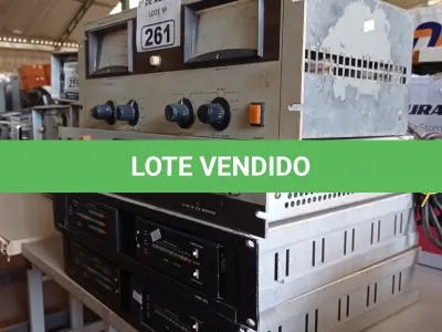 LOTE 261 - 04 EQUIPAMENTOS ELETRÔNICOS DIVERSOS. (NO ESTADO, LEILÃO NÃO TEM GARANTIA E NEM DEVOLUÇÃO, SUJEITO A POSSÍVEIS AVARIAS VISÍVEIS/OCULTAS E/OU AUSÊNCIA DE COMPONENTES).