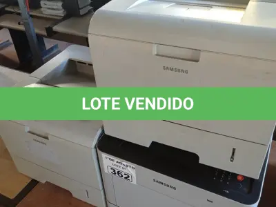 LOTE 362 - 03 IMPRESSORAS MARCAS SAMSUNG MODELOS ML3561ND/CLP-680ND. (NO ESTADO, LEILÃO NÃO TEM GARANTIA E NEM DEVOLUÇÃO, SUJEITO A POSSÍVEIS AVARIAS VISÍVEIS/OCULTAS E/OU AUSÊNCIA DE COMPONENTES).