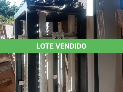 LOTE 403 - 02 RACK’S PARA EQUIPAMENTOS DE REDE. (NO ESTADO, LEILÃO NÃO TEM GARANTIA E NEM DEVOLUÇÃO, SUJEITO A POSSÍVEIS AVARIAS VISÍVEIS/OCULTAS E/OU AUSÊNCIA DE COMPONENTES).