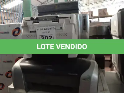 LOTE 302 - 01 LOTE COM VÁRIOS SCANER E IMPRESSORAS MARCAS E MODELOS DIVERSOS. (NO ESTADO, LEILÃO NÃO TEM GARANTIA E NEM DEVOLUÇÃO, SUJEITO A POSSÍVEIS AVARIAS VISÍVEIS/OCULTAS E/OU AUSÊNCIA DE COMPONENTES).