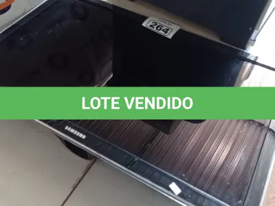LOTE 264 - 01 TV SAMSUNG 32” POL PARA RETIRADA DE PEÇAS. (NO ESTADO, LEILÃO NÃO TEM GARANTIA E NEM DEVOLUÇÃO, SUJEITO A POSSÍVEIS AVARIAS VISÍVEIS/OCULTAS E/OU AUSÊNCIA DE COMPONENTES).