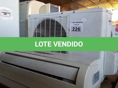 LOTE 226 - 01 CONDENSADORA E 01 EVAPORADORA MARCAS E MODELOS DIVERSOS. (NO ESTADO, LEILÃO NÃO TEM GARANTIA E NEM DEVOLUÇÃO, SUJEITO A POSSÍVEIS AVARIAS VISÍVEIS/OCULTAS E/OU AUSÊNCIA DE COMPONENTES).