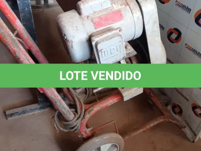 LOTE 326 - 01 DESENTUPIDOR DE ESGOTO COM MOTOR MONOFÁSICO INCOMPLETO. (NO ESTADO, LEILÃO NÃO TEM GARANTIA E NEM DEVOLUÇÃO, SUJEITO A POSSÍVEIS AVARIAS VISÍVEIS/OCULTAS E/OU AUSÊNCIA DE COMPONENTES).