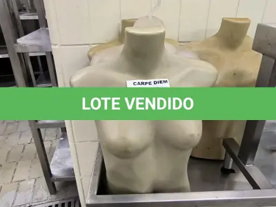 LOTE 052 - 05 MANEQUINS. (NO ESTADO, NÃO SABEMOS SE FUNCIONA. LEILÃO NÃO TEM GARANTIA E NEM DEVOLUÇÃO).