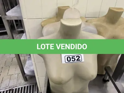 LOTE 052 - 05 MANEQUINS. (NO ESTADO, NÃO SABEMOS SE FUNCIONA. LEILÃO NÃO TEM GARANTIA E NEM DEVOLUÇÃO).