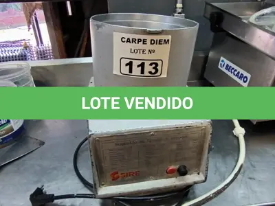 LOTE 113 - CUTTER PROCESSADOR INDUSTRIAL. (NO ESTADO, NÃO SABEMOS SE FUNCIONA. LEILÃO NÃO TEM GARANTIA E NEM DEVOLUÇÃO).