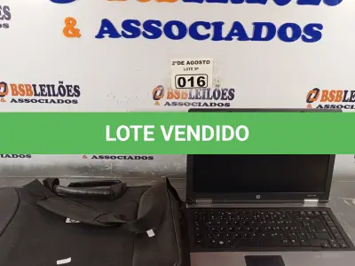 LOTE 016 - 01 NOTEBOOK PROBOOK 6445B WINDOWS 7 PRO COM CASE E FONTE MARCA HP.  (NO ESTADO) ATENÇÃO! FAZER A VISITAÇÃO ANTES DE ARREMATAR, NÃO SABEMOS SE FUNCIONA. LEILÃO NÃO TEM GARANTIA E NEM DEVOLUÇÃO, SUJEITO A POSSÍVEIS AVARIAS VISÍVEIS/OCULTAS E/OU AUSÊNCIA DE COMPONENTES.