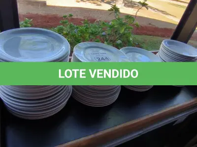 LOTE 244 - PRATOS DE MESA. (NO ESTADO, NÃO SABEMOS SE FUNCIONA. LEILÃO NÃO TEM GARANTIA E NEM DEVOLUÇÃO).