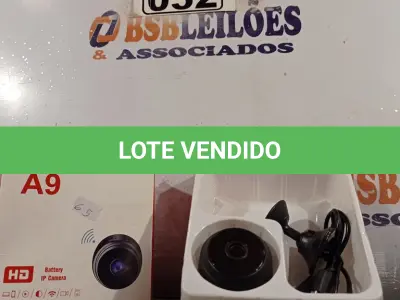 LOTE 052 - 02 CÂMERAS ESPIÃ A9. (NOVO) (NO ESTADO) ATENÇÃO! FAZER A VISITAÇÃO ANTES DE ARREMATAR, NÃO SABEMOS SE FUNCIONA. LEILÃO NÃO TEM GARANTIA E NEM DEVOLUÇÃO, SUJEITO A POSSÍVEIS AVARIAS VISÍVEIS/OCULTAS E/OU AUSÊNCIA DE COMPONENTES.