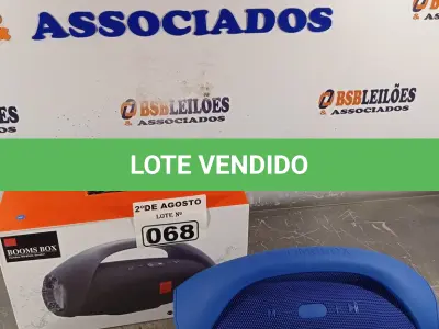 LOTE 068 - 1 CAIXA DE SOM BLUETOOTH WIRELESS SPEAKER 6000MHA. (NOVO) (NO ESTADO) ATENÇÃO! FAZER A VISITAÇÃO ANTES DE ARREMATAR, NÃO SABEMOS SE FUNCIONA. LEILÃO NÃO TEM GARANTIA E NEM DEVOLUÇÃO, SUJEITO A POSSÍVEIS AVARIAS VISÍVEIS/OCULTAS E/OU AUSÊNCIA DE COMPONENTES.