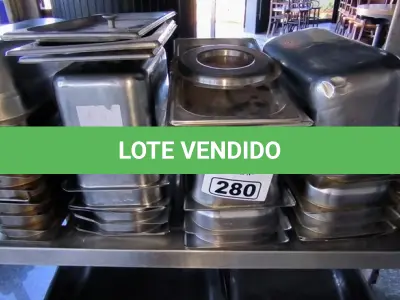 LOTE 280 - CUBAS GN GASTRONORMES ¼. (NO ESTADO, NÃO SABEMOS SE FUNCIONA. LEILÃO NÃO TEM GARANTIA E NEM DEVOLUÇÃO).