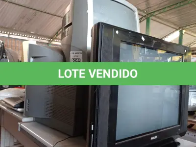 LOTE 256 - 03 TV’S DE TUBO MARCAS E MODELOS DIVERSOS. (NO ESTADO, LEILÃO NÃO TEM GARANTIA E NEM DEVOLUÇÃO, SUJEITO A POSSÍVEIS AVARIAS VISÍVEIS/OCULTAS E/OU AUSÊNCIA DE COMPONENTES).