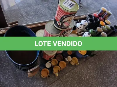 LOTE 224 - DECORAÇÃO DE ÁGATA E METAL. (NO ESTADO, NÃO SABEMOS SE FUNCIONA. LEILÃO NÃO TEM GARANTIA E NEM DEVOLUÇÃO).