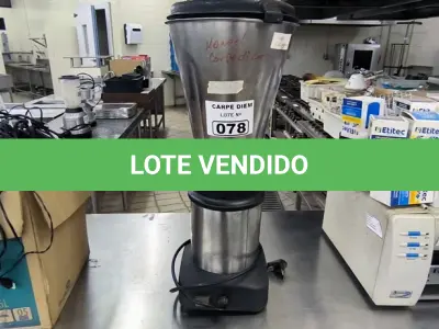 LOTE 078 - LIQUIDIFICADOR INDUSTRIAL. (NO ESTADO, NÃO SABEMOS SE FUNCIONA. LEILÃO NÃO TEM GARANTIA E NEM DEVOLUÇÃO).