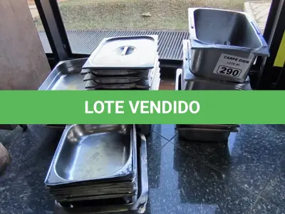 LOTE 290 - CUBAS GN GASTRONORME ½. (NO ESTADO, NÃO SABEMOS SE FUNCIONA. LEILÃO NÃO TEM GARANTIA E NEM DEVOLUÇÃO).