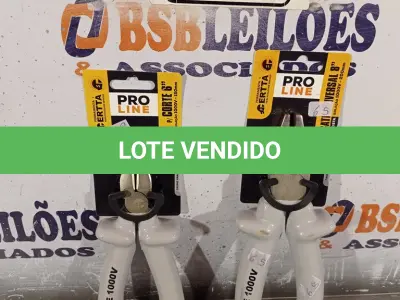 LOTE 057 - 02 ALICATES ALTA PRESSÃO, SENDO 01 PARA CORTE 6” E 01 DE 8”. (NOVO) (NO ESTADO) ATENÇÃO! FAZER A VISITAÇÃO ANTES DE ARREMATAR, NÃO SABEMOS SE FUNCIONA. LEILÃO NÃO TEM GARANTIA E NEM DEVOLUÇÃO, SUJEITO A POSSÍVEIS AVARIAS VISÍVEIS/OCULTAS E/OU AUSÊNCIA DE COMPONENTES.