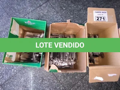 LOTE 271 - GARFOS E FACAS. (NO ESTADO, NÃO SABEMOS SE FUNCIONA. LEILÃO NÃO TEM GARANTIA E NEM DEVOLUÇÃO).
