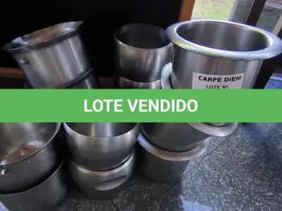 LOTE 259 - BALDES DE GELO GRANDES. (NO ESTADO, NÃO SABEMOS SE FUNCIONA. LEILÃO NÃO TEM GARANTIA E NEM DEVOLUÇÃO).