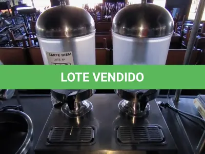 LOTE 163 - REFRESQUEIRA DUPLA. (NO ESTADO, NÃO SABEMOS SE FUNCIONA. LEILÃO NÃO TEM GARANTIA E NEM DEVOLUÇÃO).