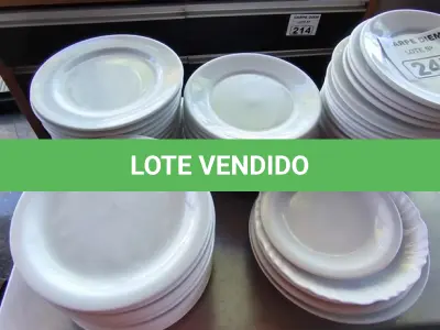 LOTE 245 - PRATOS DE SOBREMESA. (NO ESTADO, NÃO SABEMOS SE FUNCIONA. LEILÃO NÃO TEM GARANTIA E NEM DEVOLUÇÃO).