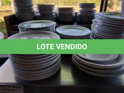 LOTE 245 - PRATOS DE SOBREMESA. (NO ESTADO, NÃO SABEMOS SE FUNCIONA. LEILÃO NÃO TEM GARANTIA E NEM DEVOLUÇÃO).