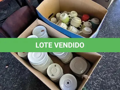 LOTE 248 - XÍCARAS DE CHÁ, CAFÉ E PIRES. (NO ESTADO, NÃO SABEMOS SE FUNCIONA. LEILÃO NÃO TEM GARANTIA E NEM DEVOLUÇÃO).