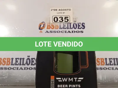 LOTE 035 - 01 CANECA BEER PINTS HOT E COLD DE 500ML. (NOVA) (NO ESTADO) ATENÇÃO! FAZER A VISITAÇÃO ANTES DE ARREMATAR, NÃO SABEMOS SE FUNCIONA. LEILÃO NÃO TEM GARANTIA E NEM DEVOLUÇÃO, SUJEITO A POSSÍVEIS AVARIAS VISÍVEIS/OCULTAS E/OU AUSÊNCIA DE COMPONENTES.