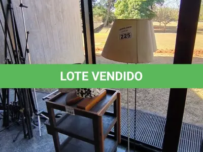 LOTE 225 - 02 ABAJOUR DE BANCADA E 02 ABAJOUR DE PÉ. (NO ESTADO, NÃO SABEMOS SE FUNCIONA. LEILÃO NÃO TEM GARANTIA E NEM DEVOLUÇÃO).