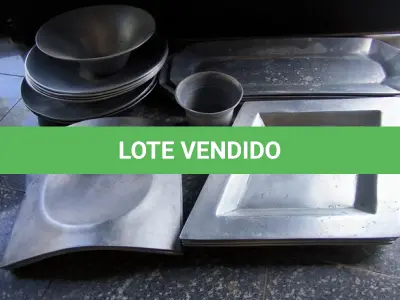 LOTE 291 - ALUMÍNIOS BATIDOS PARA SERVIR. (NO ESTADO, NÃO SABEMOS SE FUNCIONA. LEILÃO NÃO TEM GARANTIA E NEM DEVOLUÇÃO).