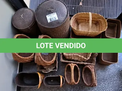 LOTE 223 - CESTARIA DECORATIVA. (NO ESTADO, NÃO SABEMOS SE FUNCIONA. LEILÃO NÃO TEM GARANTIA E NEM DEVOLUÇÃO).