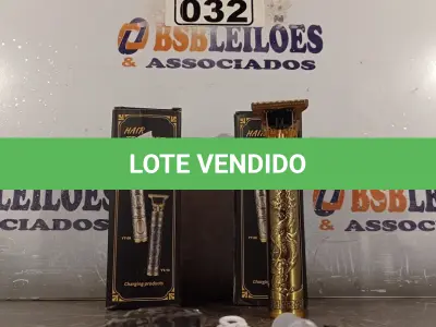 LOTE 032 - 02 MÁQUINAS DE CORTAR CABELO HAIR TRIMMER. (NOVO) (NO ESTADO) ATENÇÃO! FAZER A VISITAÇÃO ANTES DE ARREMATAR, NÃO SABEMOS SE FUNCIONA. LEILÃO NÃO TEM GARANTIA E NEM DEVOLUÇÃO, SUJEITO A POSSÍVEIS AVARIAS VISÍVEIS/OCULTAS E/OU AUSÊNCIA DE COMPONENTES.