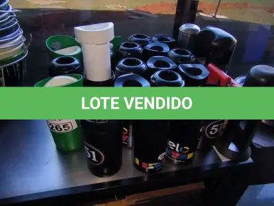 LOTE 265 - CAMISINHA PARA CERVEJA E PORTA CANUDO E TAPETE DE BAR. (NO ESTADO, NÃO SABEMOS SE FUNCIONA. LEILÃO NÃO TEM GARANTIA E NEM DEVOLUÇÃO).