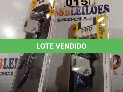 LOTE 015 - 01 KIT CHAVE COM SUPORTE CROMO VANÁDIA LONGA 09 PEÇAS E 01 KIT CHAVE COM SUPORTE 09 PEÇAS PROFISSIONAL CROMO VANÁDIO. (NOVO) (NO ESTADO) ATENÇÃO! FAZER A VISITAÇÃO ANTES DE ARREMATAR, NÃO SABEMOS SE FUNCIONA. LEILÃO NÃO TEM GARANTIA E NEM DEVOLUÇÃO, SUJEITO A POSSÍVEIS AVARIAS VISÍVEIS/OCULTAS E/OU AUSÊNCIA DE COMPONENTES.