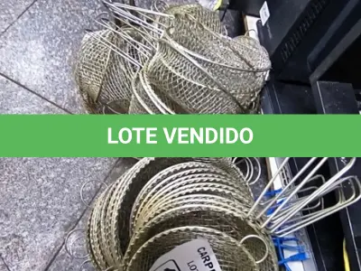 LOTE 121 - CESTAS DE ALUMÍNIO P/ SERVIR. (NO ESTADO, NÃO SABEMOS SE FUNCIONA. LEILÃO NÃO TEM GARANTIA E NEM DEVOLUÇÃO).