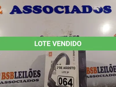 LOTE 064 - 01 FONE DE OUVIDO BLUETOOTH V5.0. (NOVO) (NO ESTADO) ATENÇÃO! FAZER A VISITAÇÃO ANTES DE ARREMATAR, NÃO SABEMOS SE FUNCIONA. LEILÃO NÃO TEM GARANTIA E NEM DEVOLUÇÃO, SUJEITO A POSSÍVEIS AVARIAS VISÍVEIS/OCULTAS E/OU AUSÊNCIA DE COMPONENTES.