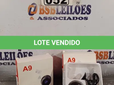 LOTE 052 - 02 CÂMERAS ESPIÃ A9. (NOVO) (NO ESTADO) ATENÇÃO! FAZER A VISITAÇÃO ANTES DE ARREMATAR, NÃO SABEMOS SE FUNCIONA. LEILÃO NÃO TEM GARANTIA E NEM DEVOLUÇÃO, SUJEITO A POSSÍVEIS AVARIAS VISÍVEIS/OCULTAS E/OU AUSÊNCIA DE COMPONENTES.