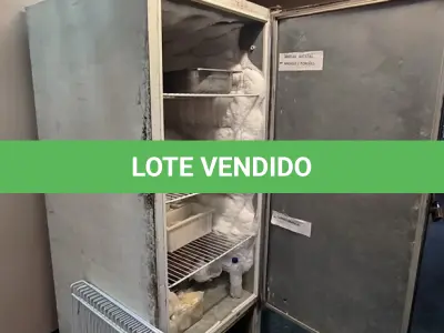 LOTE 177 - FREEZER VERTICAL GELOPAC. (NO ESTADO, NÃO SABEMOS SE FUNCIONA. LEILÃO NÃO TEM GARANTIA E NEM DEVOLUÇÃO).