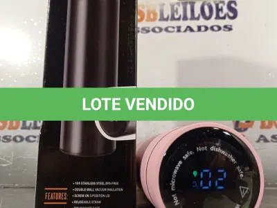LOTE 049 - 01 GARRAFA TÉRMICA DIGITAL. (NOVO) (NO ESTADO) ATENÇÃO! FAZER A VISITAÇÃO ANTES DE ARREMATAR, NÃO SABEMOS SE FUNCIONA. LEILÃO NÃO TEM GARANTIA E NEM DEVOLUÇÃO, SUJEITO A POSSÍVEIS AVARIAS VISÍVEIS/OCULTAS E/OU AUSÊNCIA DE COMPONENTES.