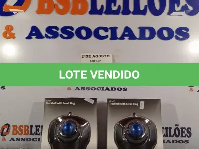 LOTE 108 - 02 TRACKBALL USB. (NO ESTADO) ATENÇÃO! FAZER A VISITAÇÃO ANTES DE ARREMATAR, NÃO SABEMOS SE FUNCIONA. LEILÃO NÃO TEM GARANTIA E NEM DEVOLUÇÃO, SUJEITO A POSSÍVEIS AVARIAS VISÍVEIS/OCULTAS E/OU AUSÊNCIA DE COMPONENTES.