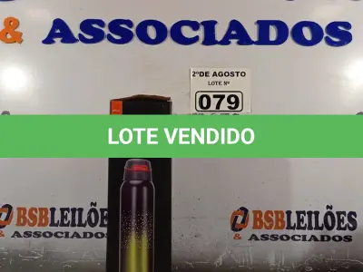 LOTE 079 - 01 GARRAFA TÉRMICA DE 500ML. (NO ESTADO) ATENÇÃO! FAZER A VISITAÇÃO ANTES DE ARREMATAR, NÃO SABEMOS SE FUNCIONA. LEILÃO NÃO TEM GARANTIA E NEM DEVOLUÇÃO, SUJEITO A POSSÍVEIS AVARIAS VISÍVEIS/OCULTAS E/OU AUSÊNCIA DE COMPONENTES.