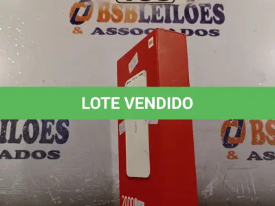 LOTE 138 - 01 CARREGADOR PORTÁTIL 2000MHA REDMI. (NOVO) (NO ESTADO) ATENÇÃO! FAZER A VISITAÇÃO ANTES DE ARREMATAR, NÃO SABEMOS SE FUNCIONA. LEILÃO NÃO TEM GARANTIA E NEM DEVOLUÇÃO, SUJEITO A POSSÍVEIS AVARIAS VISÍVEIS/OCULTAS E/OU AUSÊNCIA DE COMPONENTES.