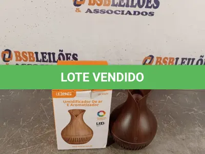 LOTE 162 - 01 UMIDIFICADOR/ AROMATIZADOR DE AR. (NOVO) (NO ESTADO) ATENÇÃO! FAZER A VISITAÇÃO ANTES DE ARREMATAR, NÃO SABEMOS SE FUNCIONA. LEILÃO NÃO TEM GARANTIA E NEM DEVOLUÇÃO, SUJEITO A POSSÍVEIS AVARIAS VISÍVEIS/OCULTAS E/OU AUSÊNCIA DE COMPONENTES.