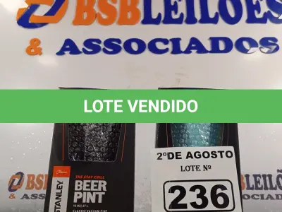 LOTE 236 - 02 COPOS TÉRMICOS DE CERVEJA BEER PINT. (NOVO) (NO ESTADO) ATENÇÃO! FAZER A VISITAÇÃO ANTES DE ARREMATAR, NÃO SABEMOS SE FUNCIONA. LEILÃO NÃO TEM GARANTIA E NEM DEVOLUÇÃO, SUJEITO A POSSÍVEIS AVARIAS VISÍVEIS/OCULTAS E/OU AUSÊNCIA DE COMPONENTES.